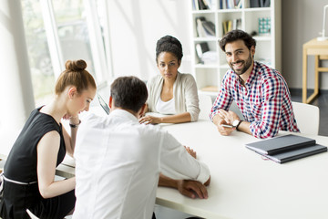Young people in the office