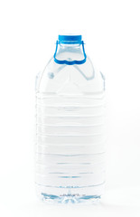 water bottle on white background