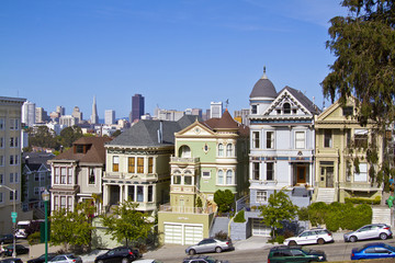 Obraz premium Painted Ladies in San Francisco
