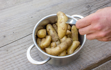 potatoes / Pot with potatoes 