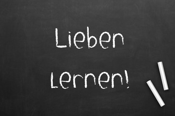 Obraz premium Lieben lernen