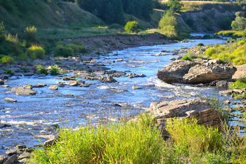 View of the river Tosna.