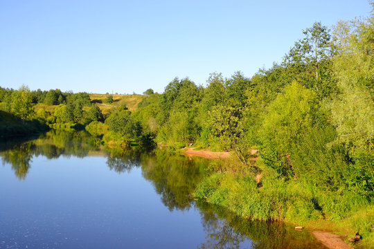 View of the river Tosna.