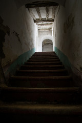 abandoned house in Toiano, little ghost town in Tuscany