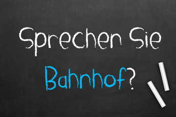 Obraz premium Sprechen Sie, ...