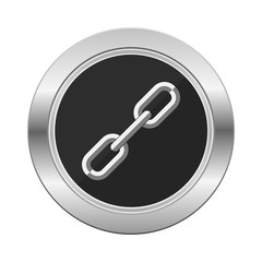 Vector illustration of chain button