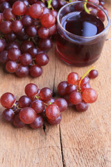 fruit fresh grapes and wine red