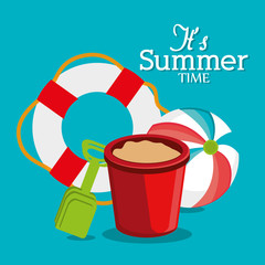 Summer vacations design.