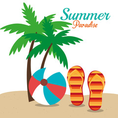 Summer vacations design.