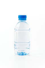 water bottle on white background