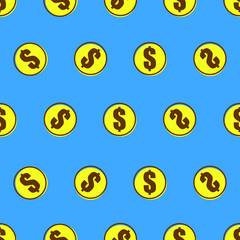 Stoffe zum Nähen Dollar-Muster
