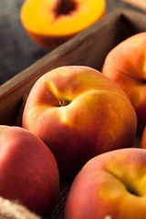 Raw Organic Yellow Peaches