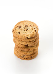 milk chocolate toffee almond cookies