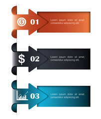 Arrows Infographic design.
