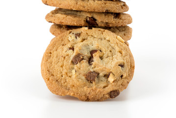 milk chocolate toffee almond cookies