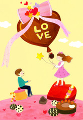 Obraz na płótnie Canvas Valentine's Day