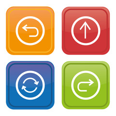 Arrows digital design.