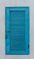 vintage door - soft focus with vintage film filter