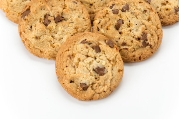 milk chocolate toffee almond cookies