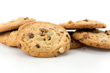 milk chocolate toffee almond cookies