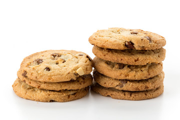 milk chocolate toffee almond cookies
