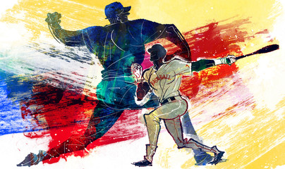 Fototapeta na wymiar Illustration of sports