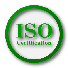 Fototapeta premium ISO certification icon