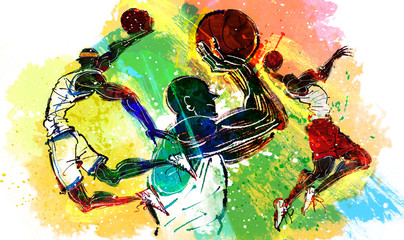 Illustration of sports