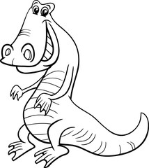 crocodile character coloring book