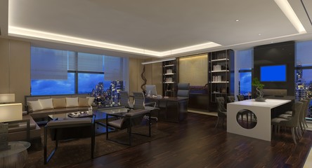 Office Photorealistic Render