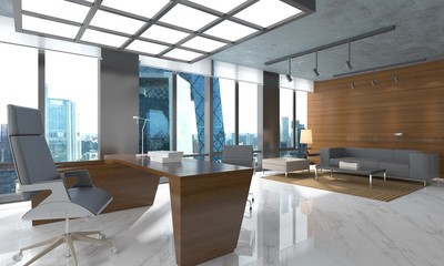 Office Photorealistic Render