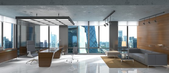 Office Photorealistic Render © vik173