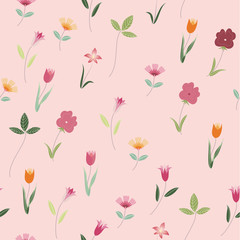 seamless flower card