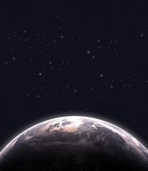 Elements of this image furnished by NASA