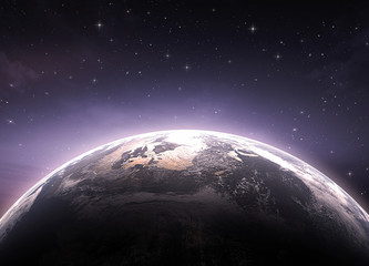 Elements of this image furnished by NASA