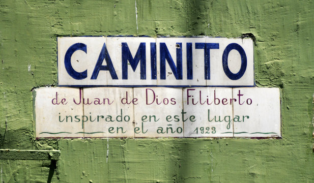 Caminito Buenos Aires Argentina Juan de Dios Filiberto Tango フアン・デ・ディオス・フィリベルト