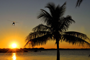 Naklejka na ściany i meble Sunrise to Sunset / Views from the Florida Keys