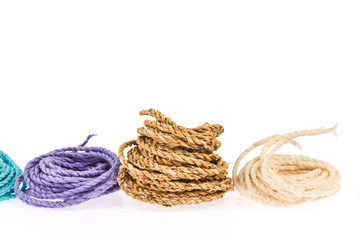 colorful rope  made from mulberry paper