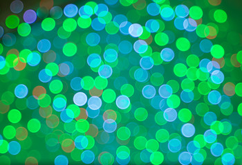 Abstract circular bokeh background