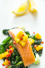 Salmon steak