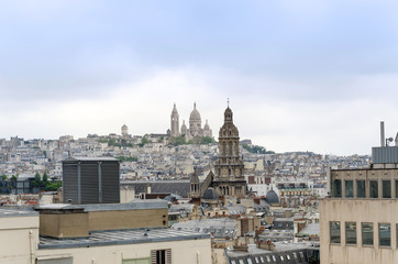 Fototapeta na wymiar Basilica sacre coeur in Montmartre