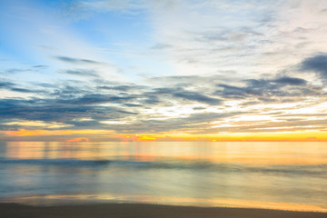 Sunrise on the beach