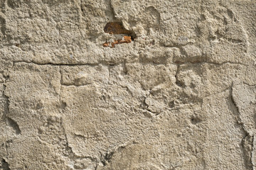 Old damaged concrete wall
