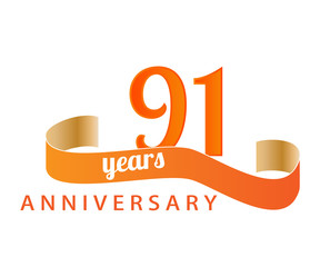 91 year anniversary logo