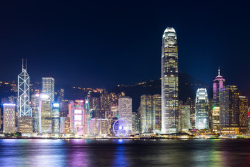 Fototapeta na wymiar Hong Kong and modern building