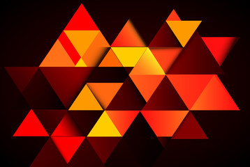 Creative design background - Overlapping shapes