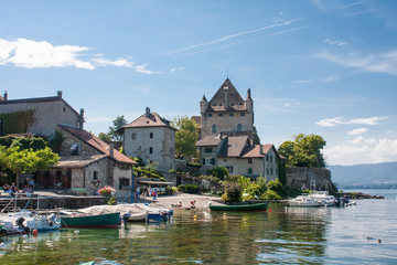 Fototapeta na wymiar Yvoire, village du Lac Léman