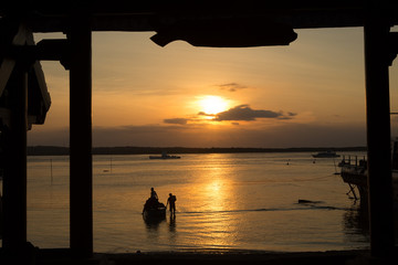 e sunset,  provinc Bali,Nusa Penida, Indonesia