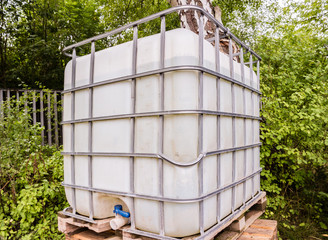 Baustelle Wassertank