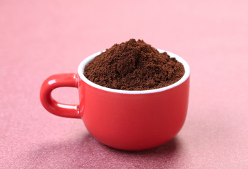 Ground coffee